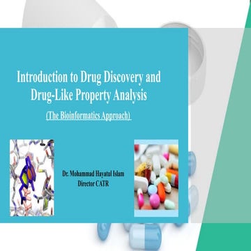 Computer Added drug designing by Center for advance technology