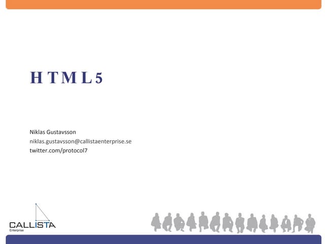 HTML5 | PPT | Web Design and HTML | Internet