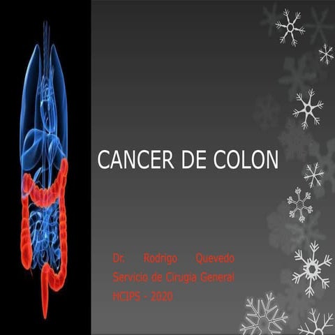 GENERALIDADES DEL CANCER DE COLON. .pptx