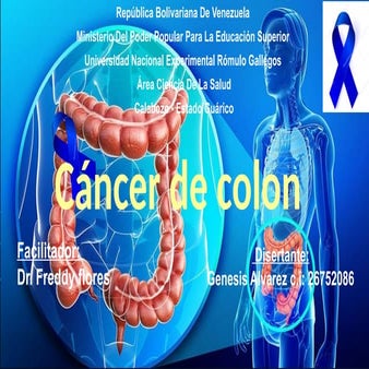 CA de colon importancia y puntos claves anatomicos | PPTX