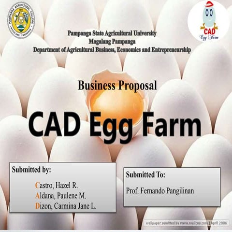 Cad Egg Farm Business Proposal