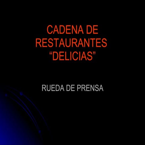 Cadena De Restaurantes