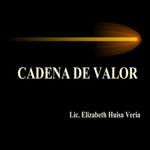Cadena de Valor