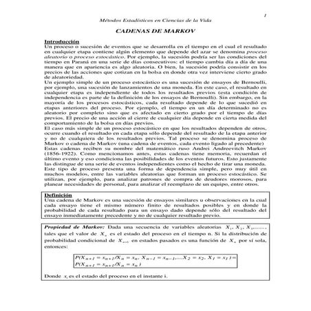 Cadenas de markov 1