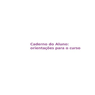 Caderno aluno Conselho