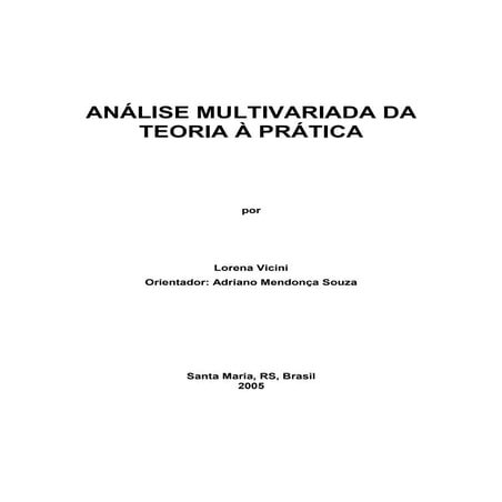 Caderno dedatico multivariada   livro final 1