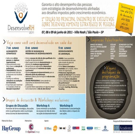 2ª Edição DesenvolveRH 2011