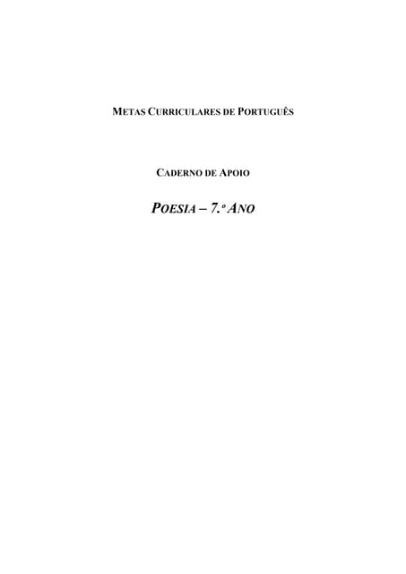 Caderno poemas