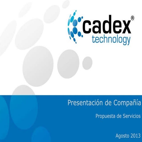 Cadex en Negocio Abierto - 10 septiembre 2013