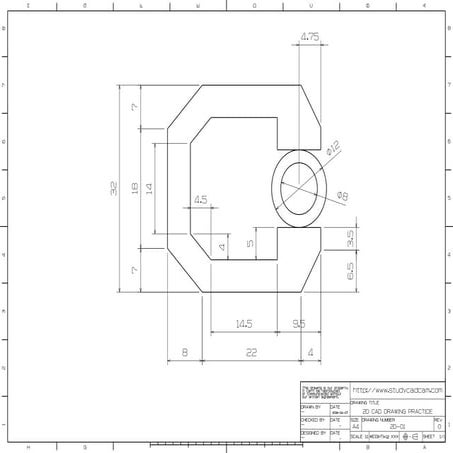 Cad exercises sample 014