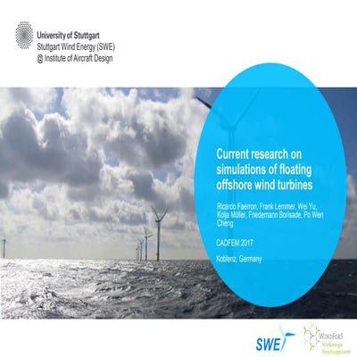 Current research on simulations of flaoting offshore wind turbines