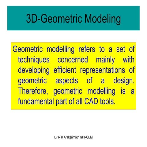 CAD_modeling Dr Rachayya.ppt