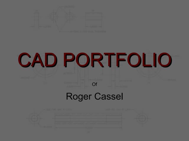 Cad Portfolio