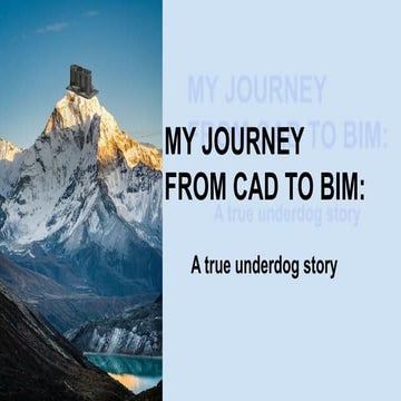 My Journey from CAD to BIM: A True Underdog Story