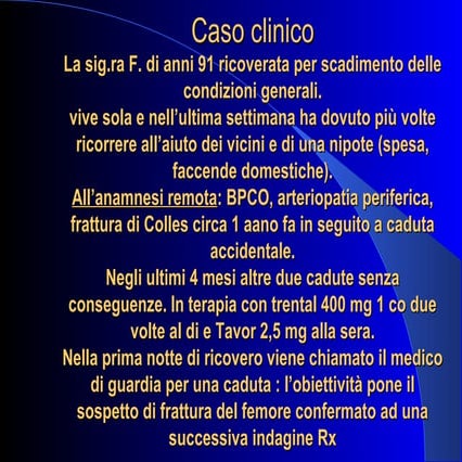 Cadute ed equilibrio. Dott. Mauro Zanocchi