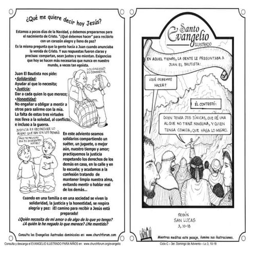 evangelio ilustrado III adviento