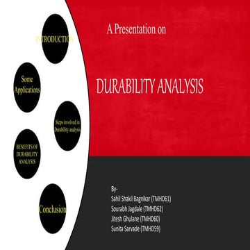 Application of CAE: DURABILITY ANALYSIS.pptx