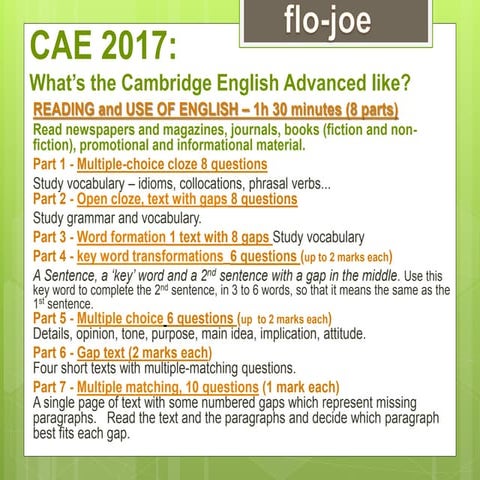 CAE class 1 intro