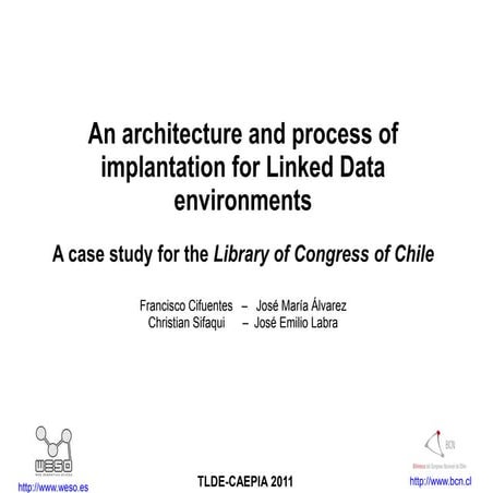 CAEPIA 2011 Linked Data Methodology