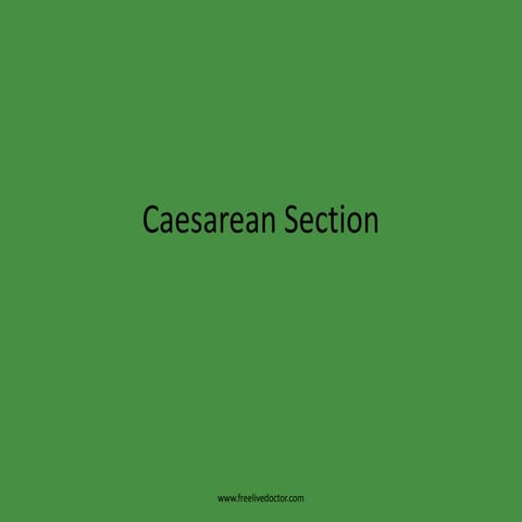 Caesarean section
