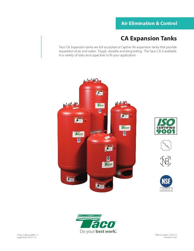 Ca expansion tanks