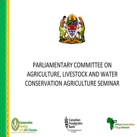 Conservation agriculture experiences in africa and what it promises to delive...