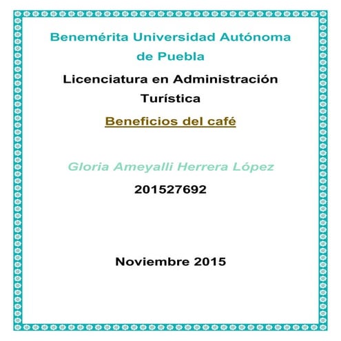 Beneficios del café