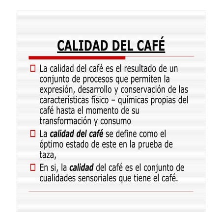 Cafe calidadf