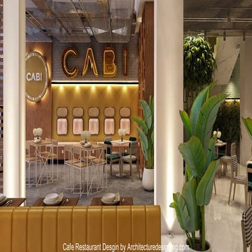 Cafe restaurant interior design