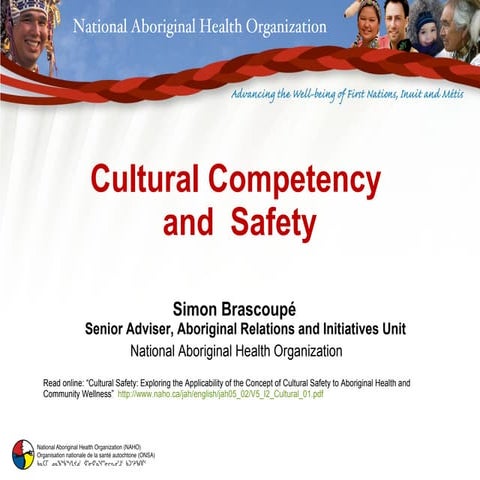 Cafe Scientifique: Cultural Competency and Safety | PPT