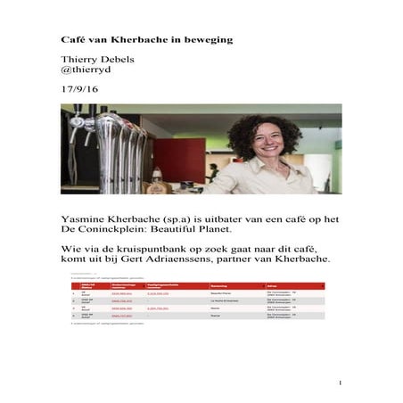 Café van Kherbache in beweging