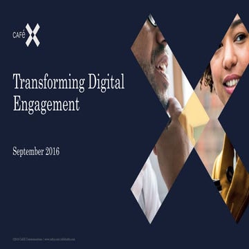 CaféX Live Assist and Kickstart banking and insurance case studies 2016