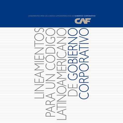 #CAF Lineamientos Codigo Latinoamericano #GobiernoCorporativo