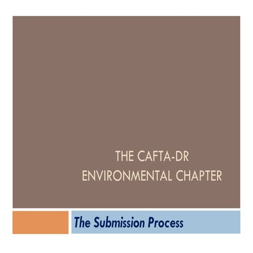 CAFTA-DR Presentation