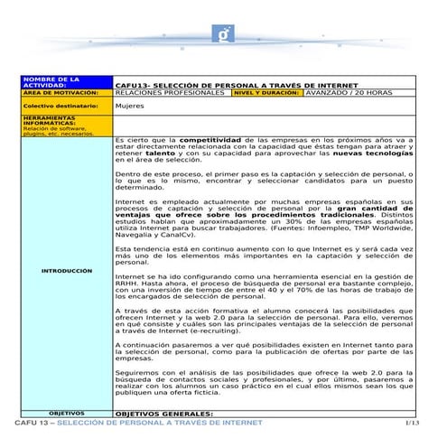 Seleccion Personal(En Interent)