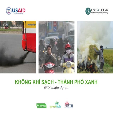 Không khí sạch thành phố xanh báo cáo kết quả