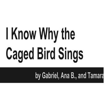 I Know Why The Caged Bird Cannot Read Summary www.slideshare.net