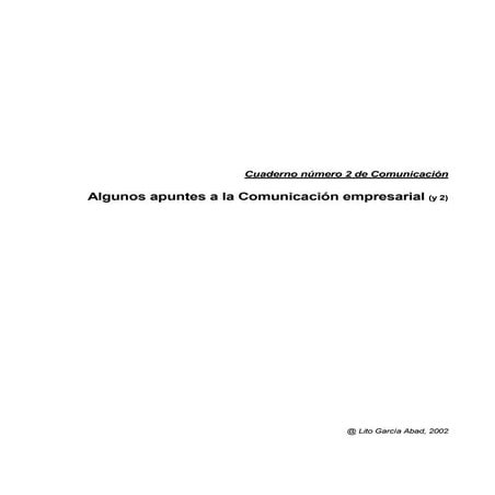 Cuadernos de Comunicación, nº 2