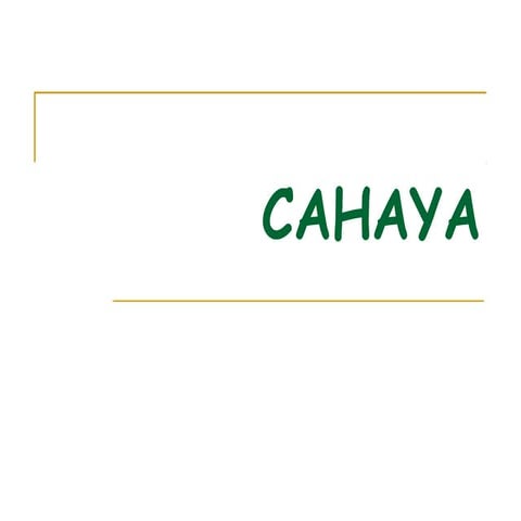 Cahaya optik