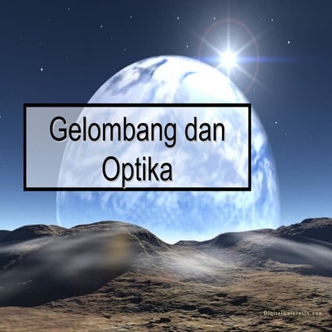Cahaya dan optik