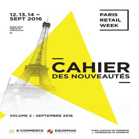 Cahier des Nouveautés Volume 2 - Septembre 2016