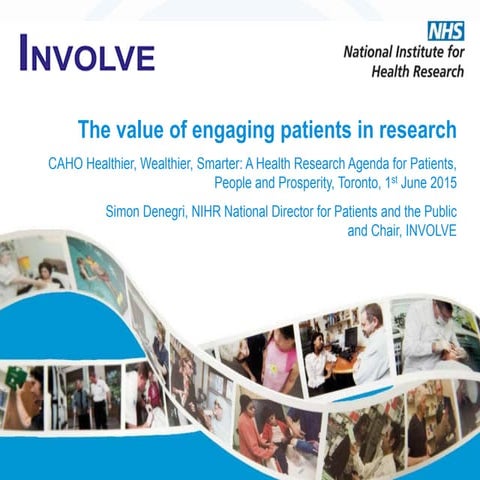 The value off engaging patients in research