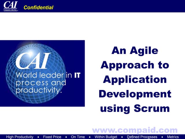CAI - Agile Scrum Development Presentation
