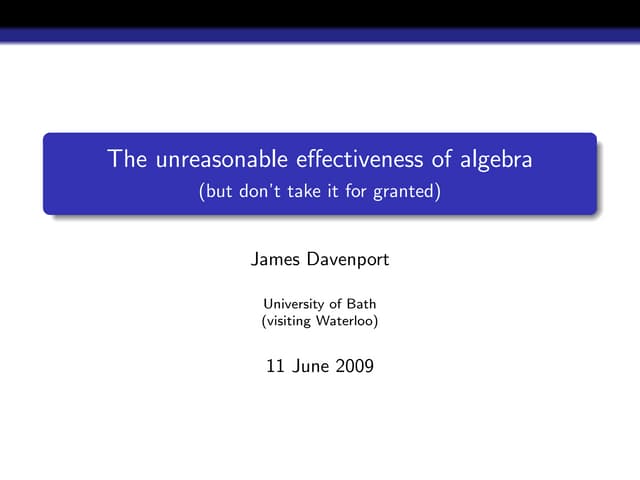 Caims 2009