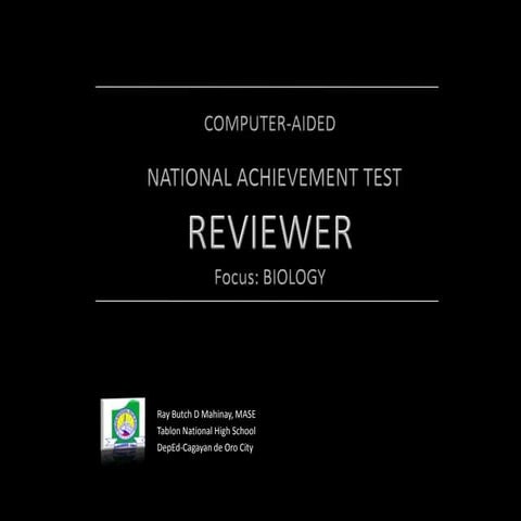 NAT Review for Biology