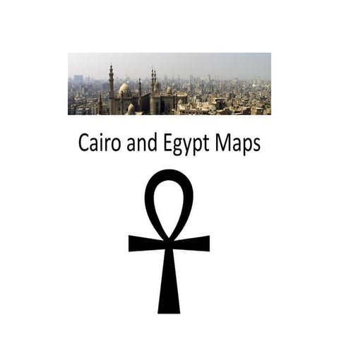 Cairo and Egypt maps