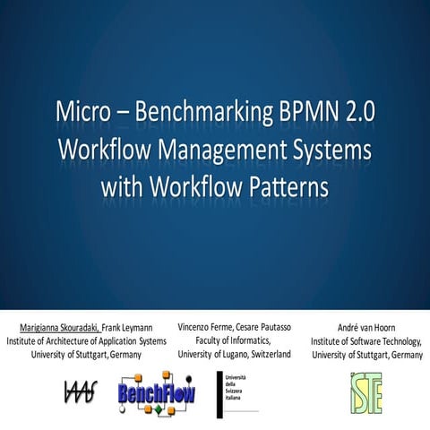 Micro Benchmarking WfMS with Workflow Patterns