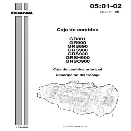 CAJA DE CAMBIOS GRS 801 SCANIA
