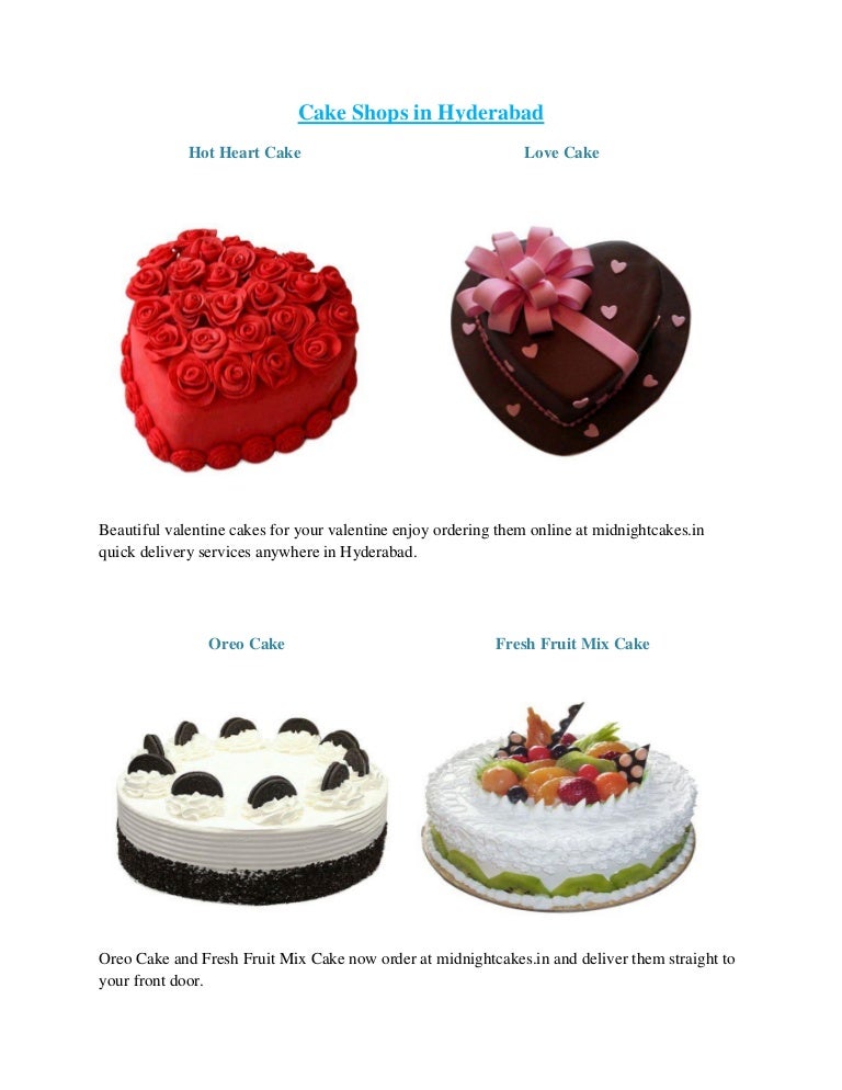 cake shops in hyderabad