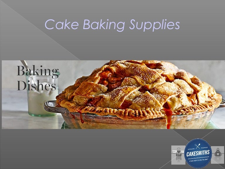 Cake baking supplies